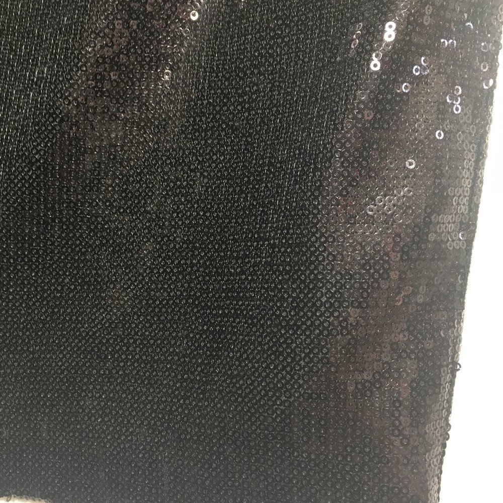 Black Sequin Mini Skirt - XL - Picture 5 of 11